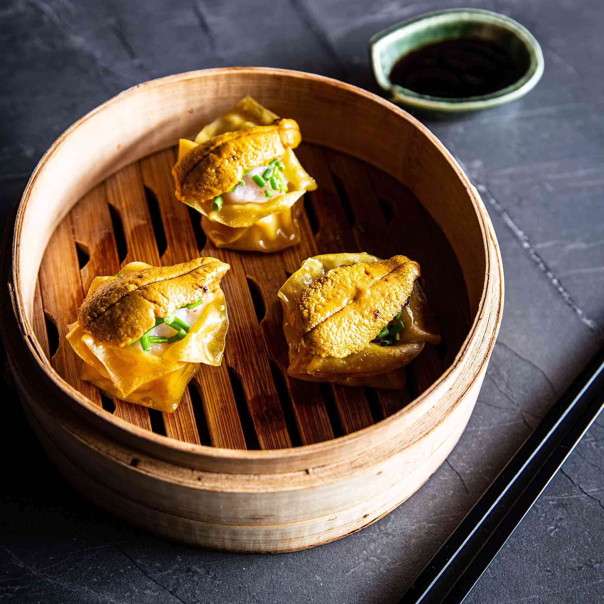 Prawn & Sea Urchin Shumai Dumplings